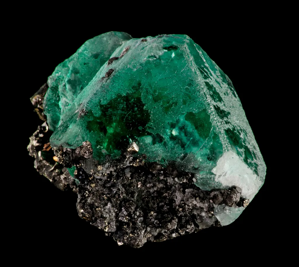 Fluorite and Pyrite image