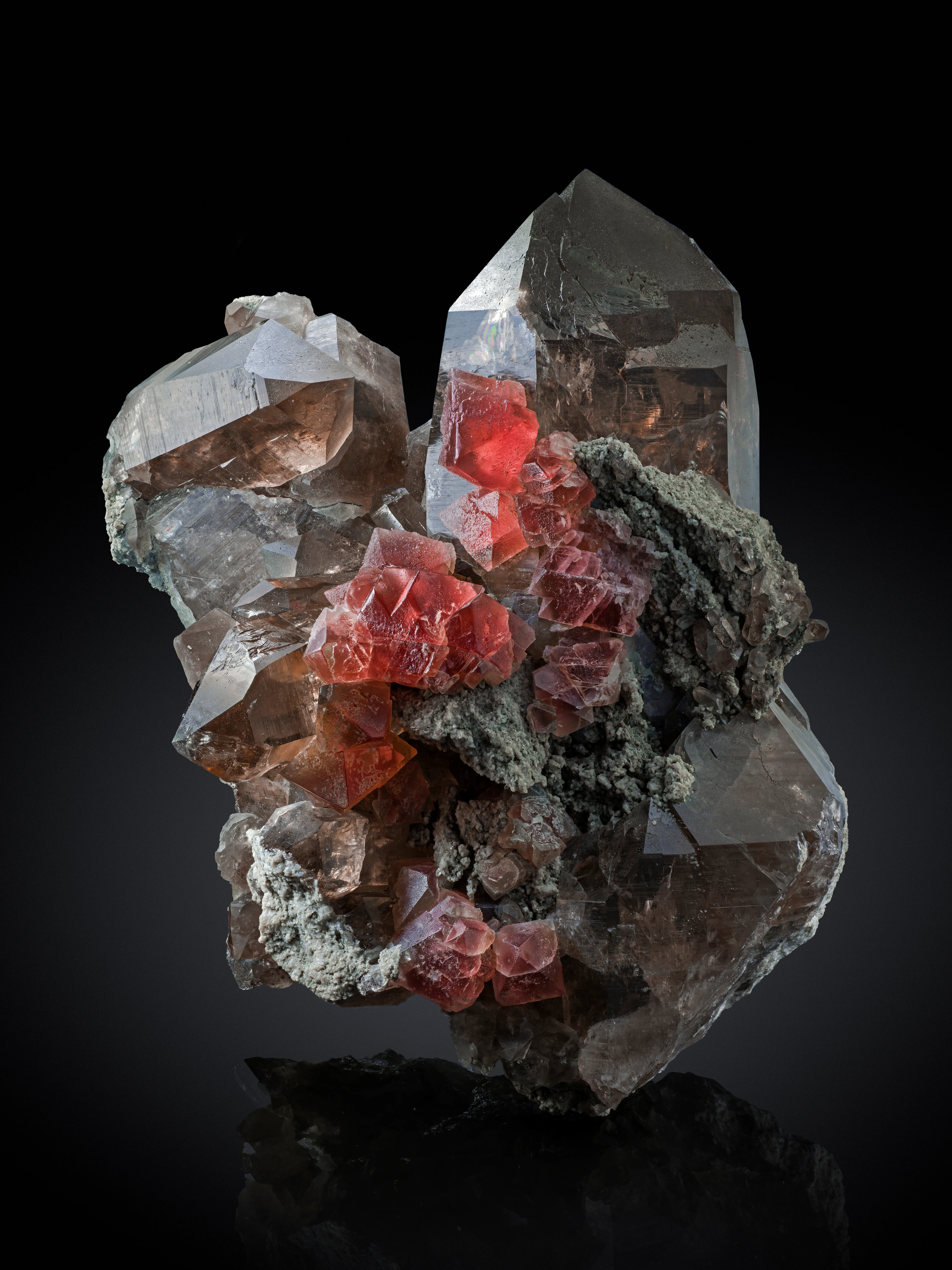 Fluorite and Quartz - image 1