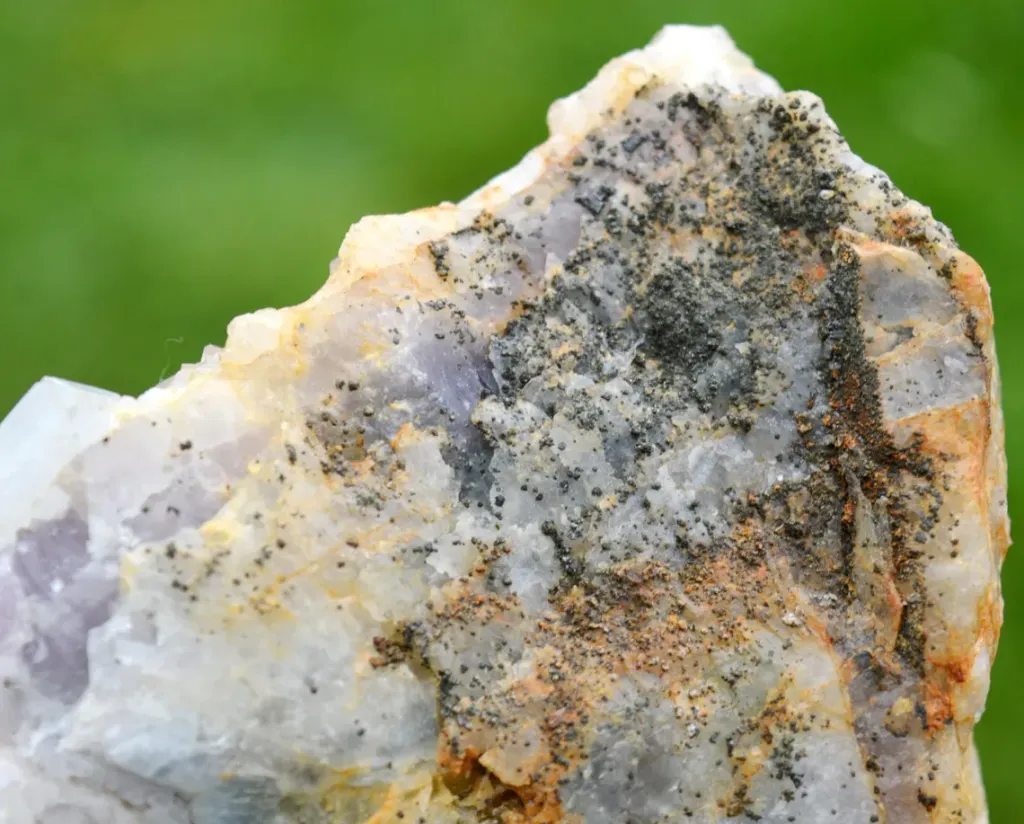 Fluorite and Quartz Chalcopyrite 3130 grams - El Hammam, Rabat-Salé-Kénitra region, Morocco - image 9