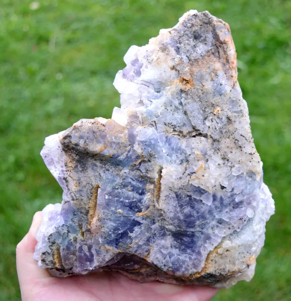 Fluorite and Quartz Chalcopyrite 3130 grams - El Hammam, Rabat-Salé-Kénitra region, Morocco - image 6