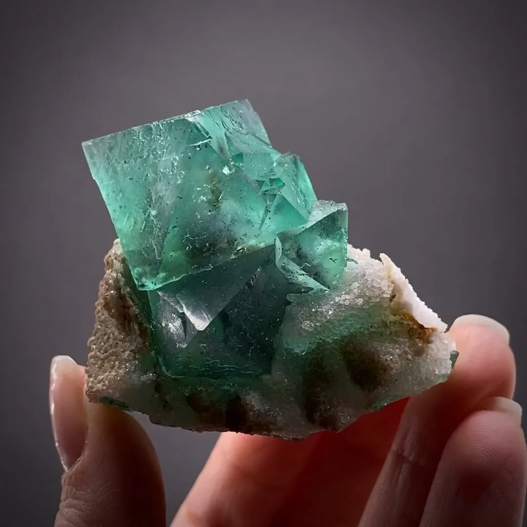 Fluorite and Quartz - image 1