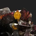 Fluorite and Quartz with Hematite- illustrated - image 5