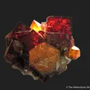 Fluorite and Quartz with Hematite- illustrated - image 7