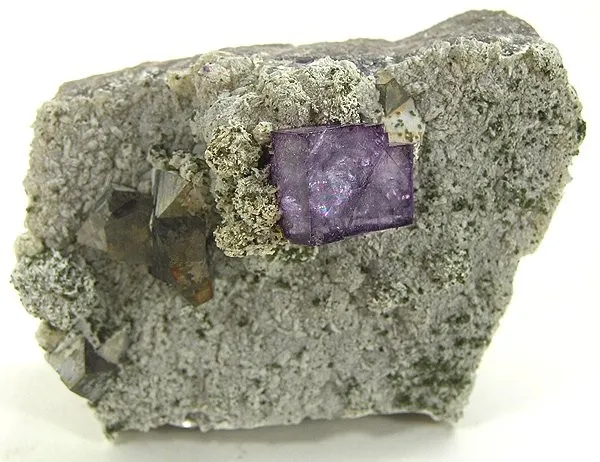 Fluorite, Arsenopyrite image
