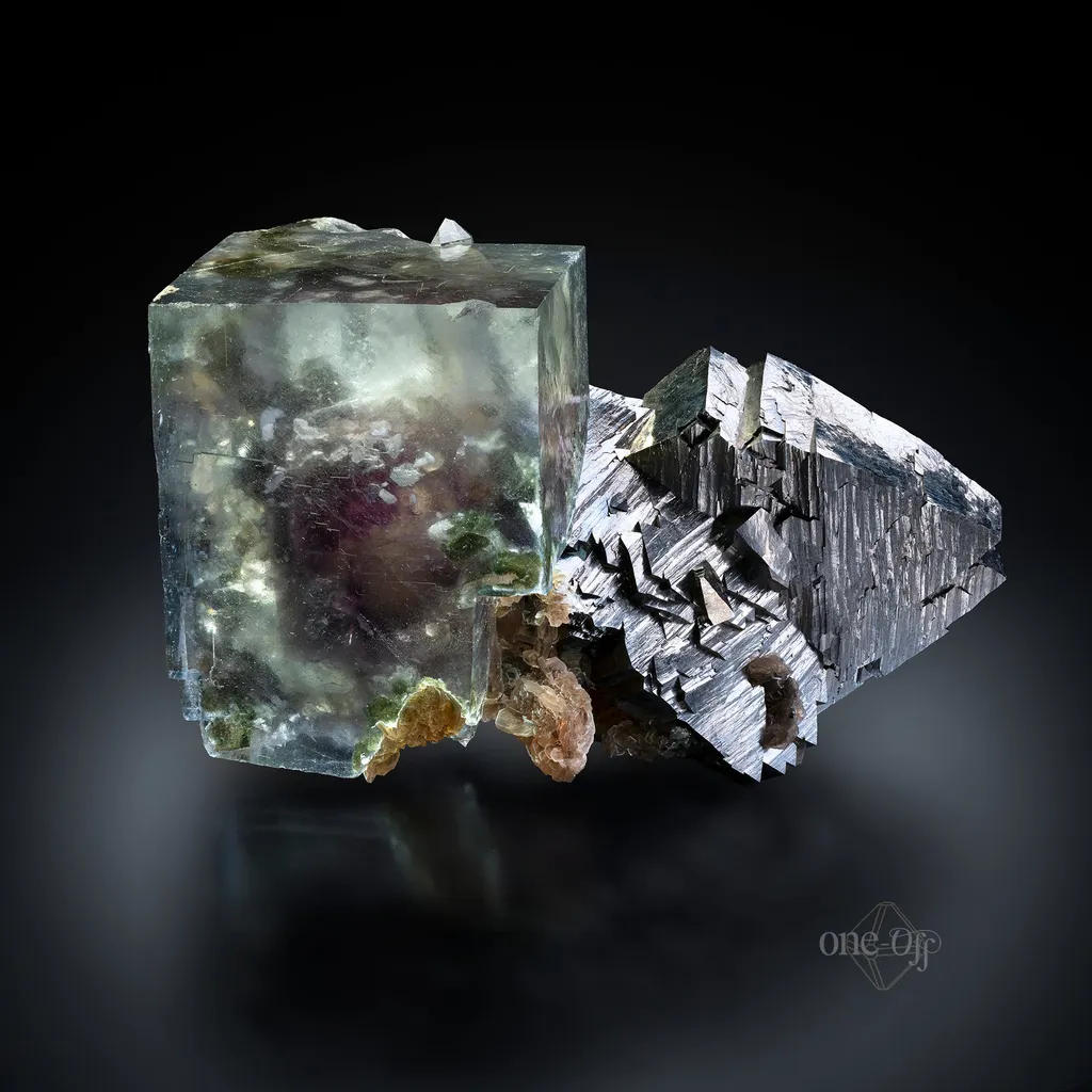 Fluorite & Arsenopyrite image