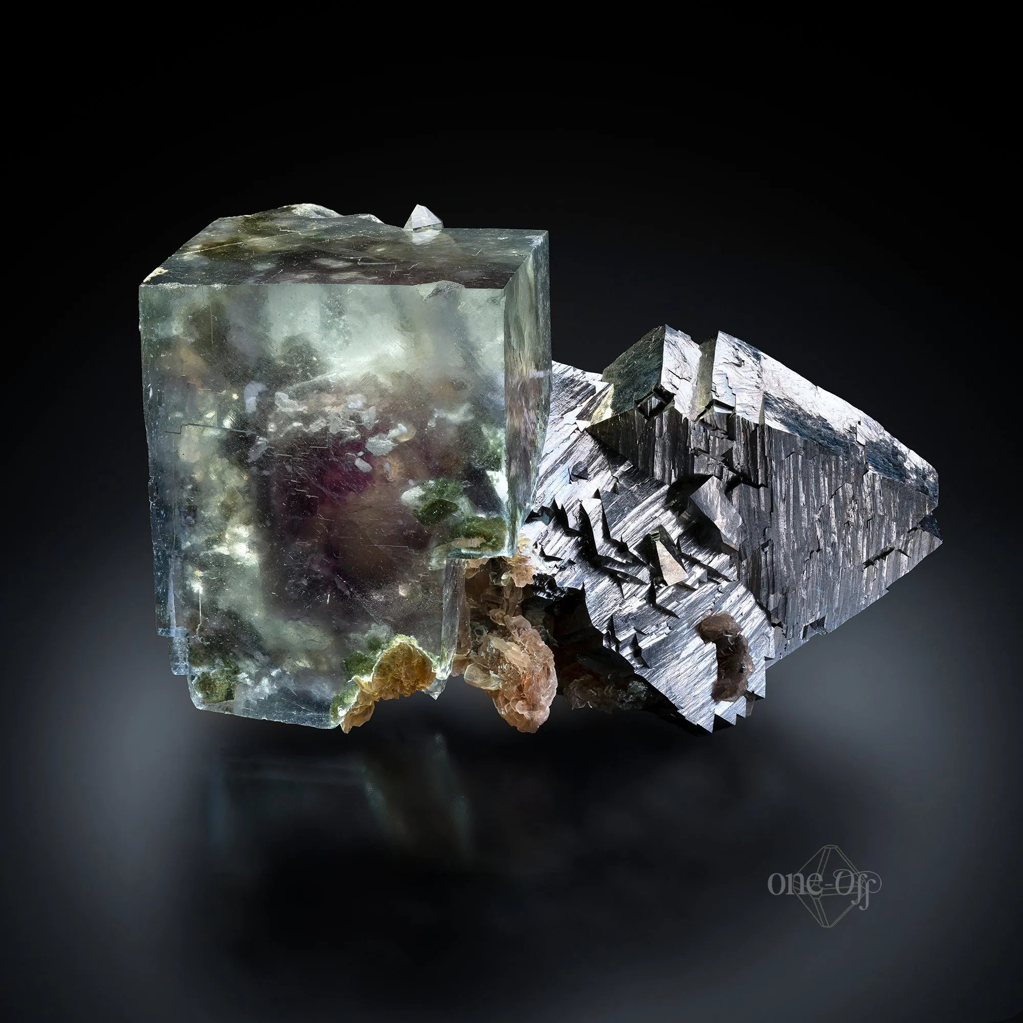 Fluorite & Arsenopyrite - image 1