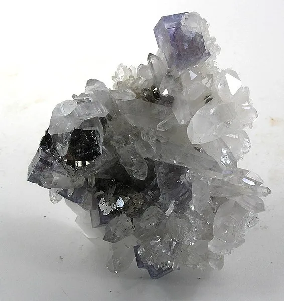Fluorite, Arsenopyrite, Quartz image