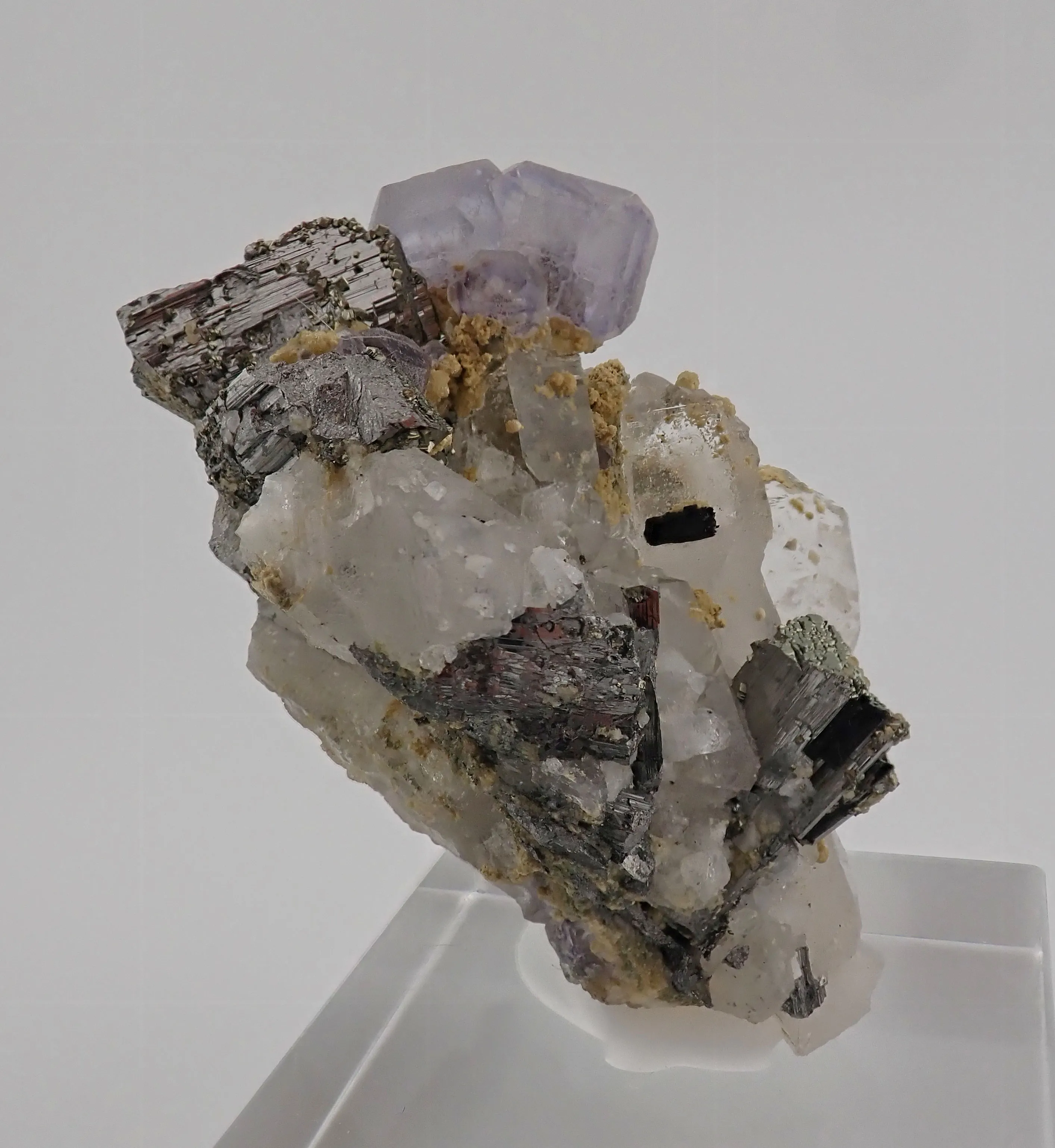 Fluorite, Arsenopyrite, Quartz, Topaz - image 4