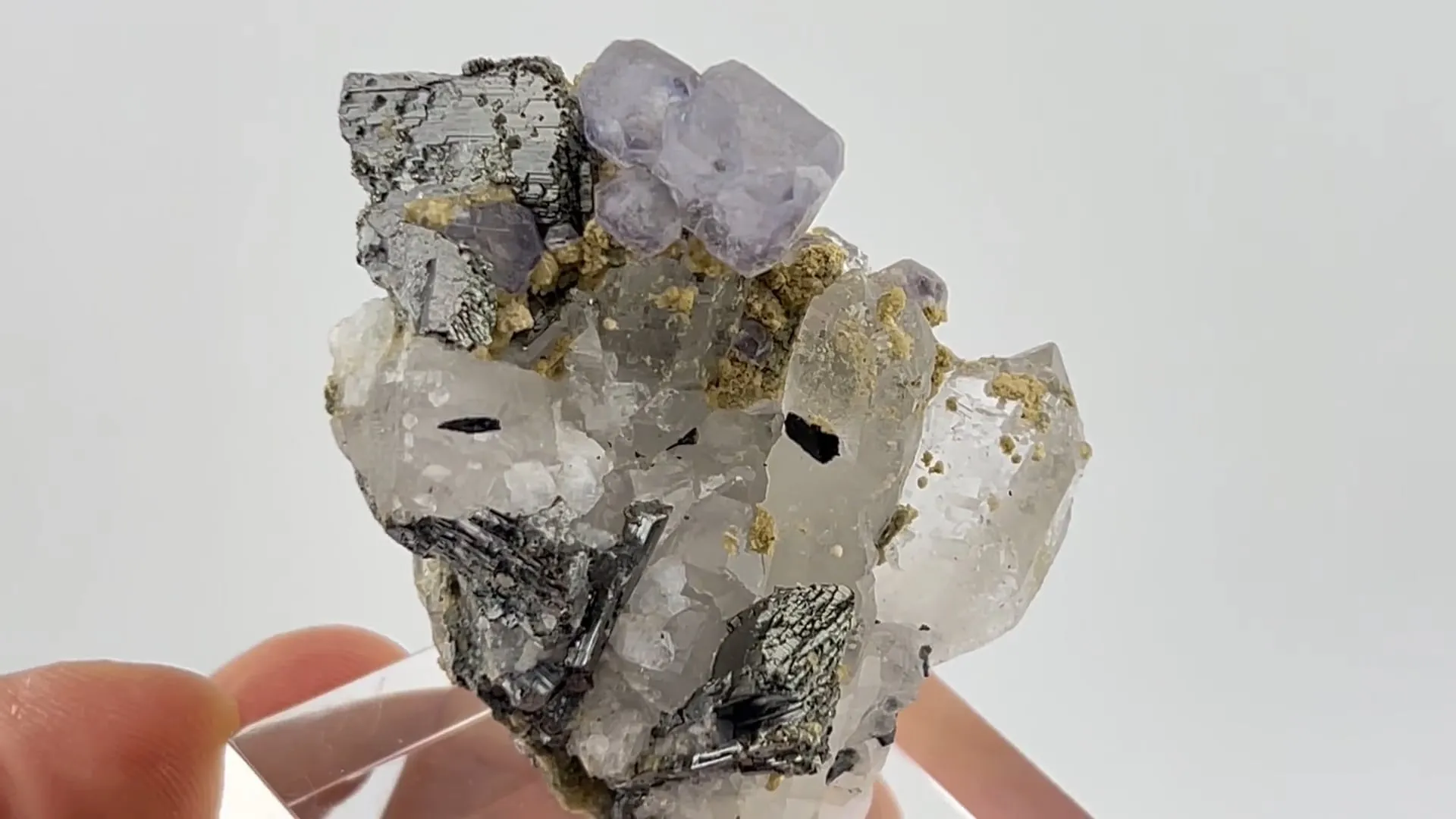 Fluorite, Arsenopyrite, Quartz, Topaz - image 5