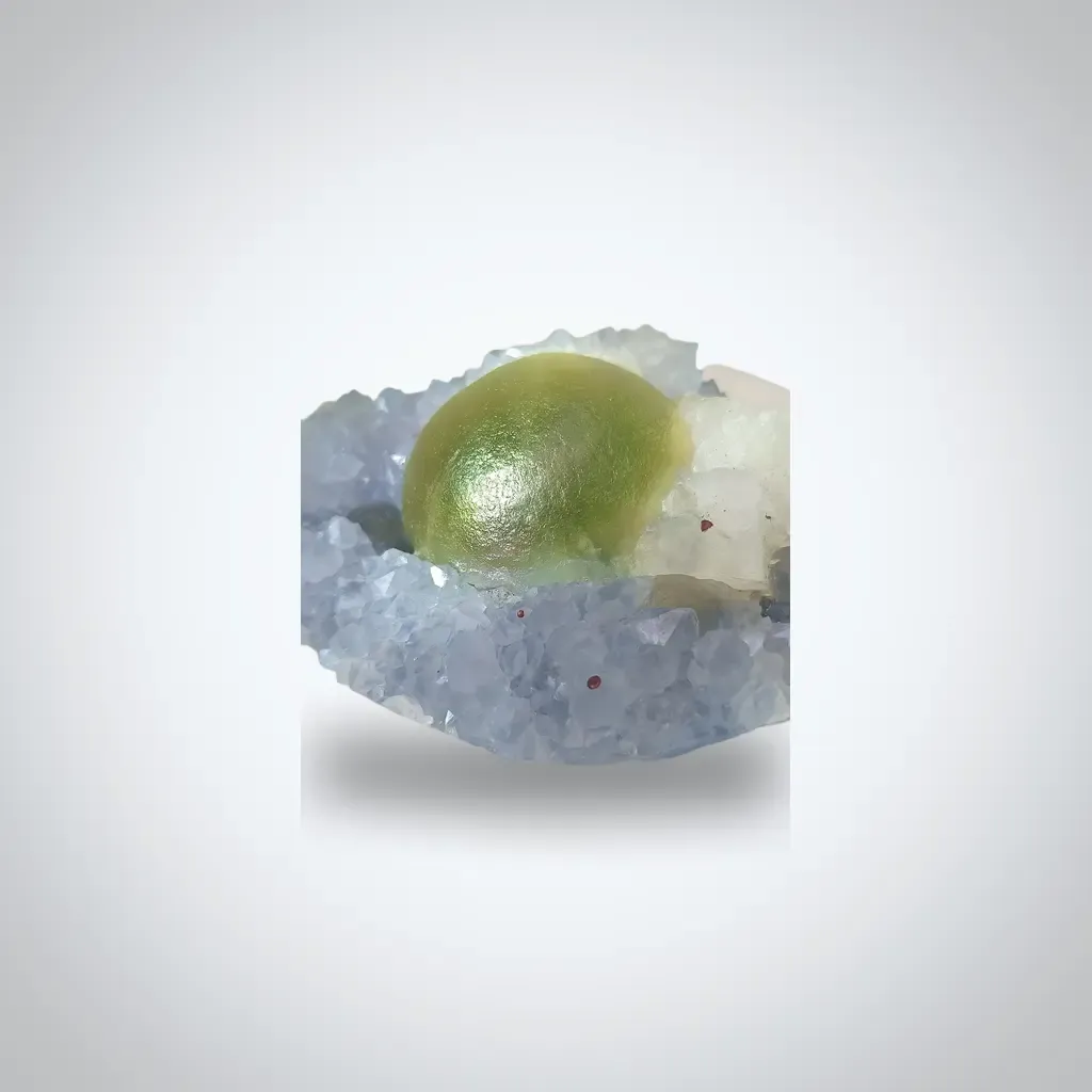 Fluorite ball calcite quartz - image 5
