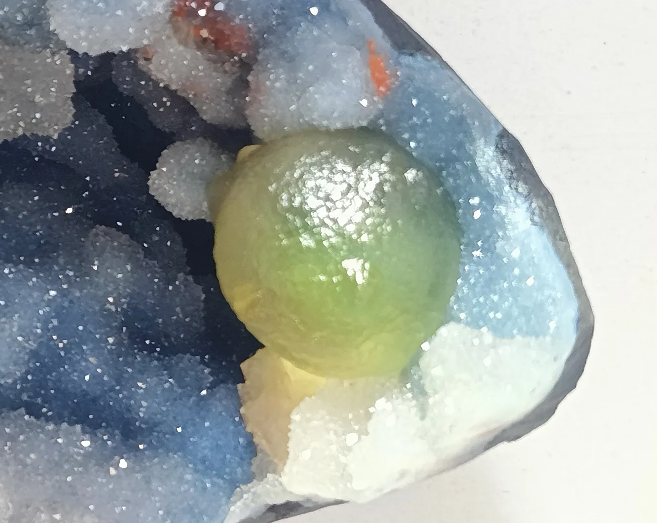 Fluorite ball calcite quartz - image 2