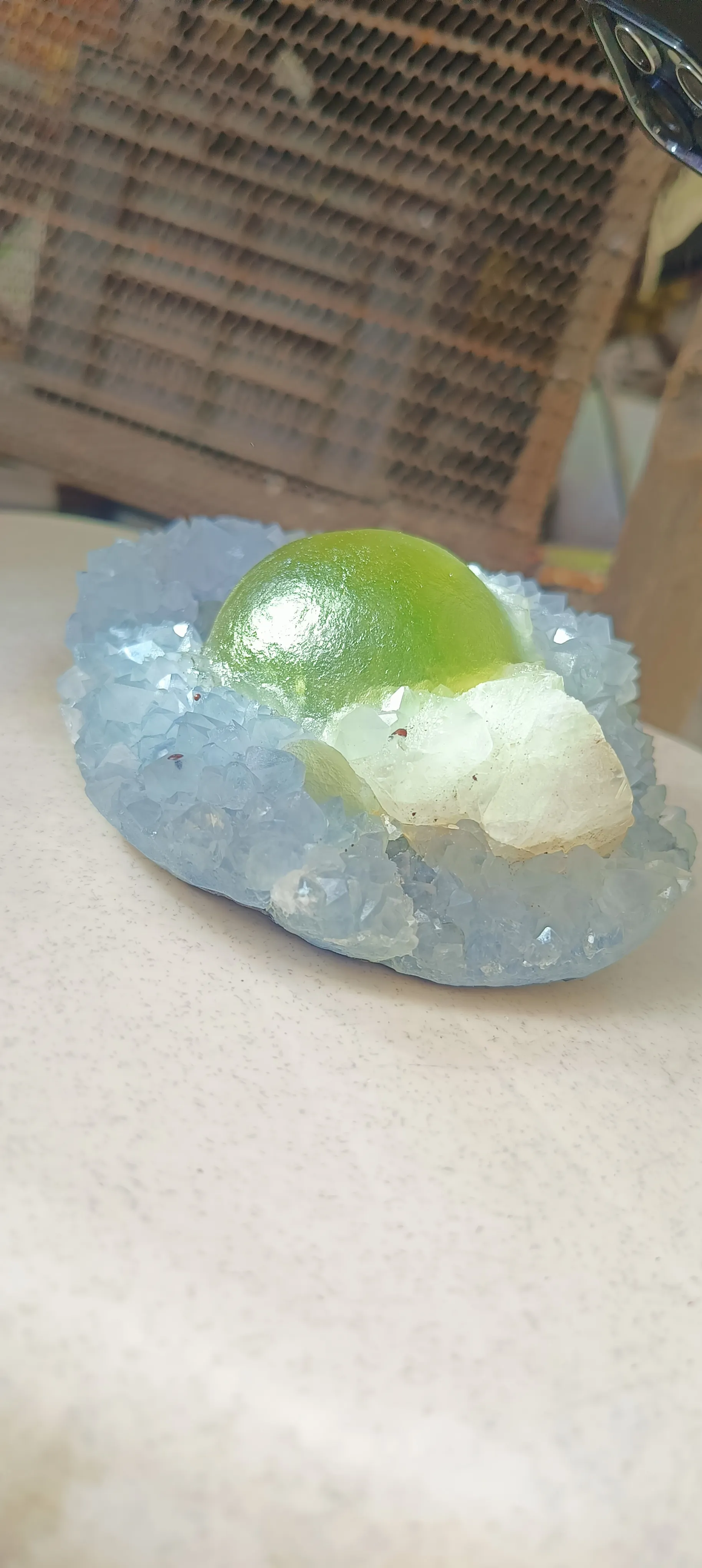 Fluorite ball calcite quartz - image 9