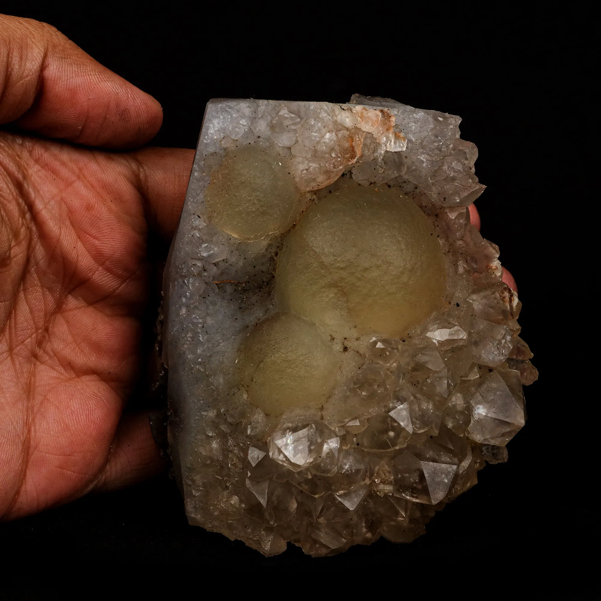 Fluorite Ball Inside MM Quartz Natural Mineral Specimen - image 4