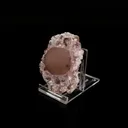 Fluorite ball on Amethyst Natural Mineral Specimen - image 2