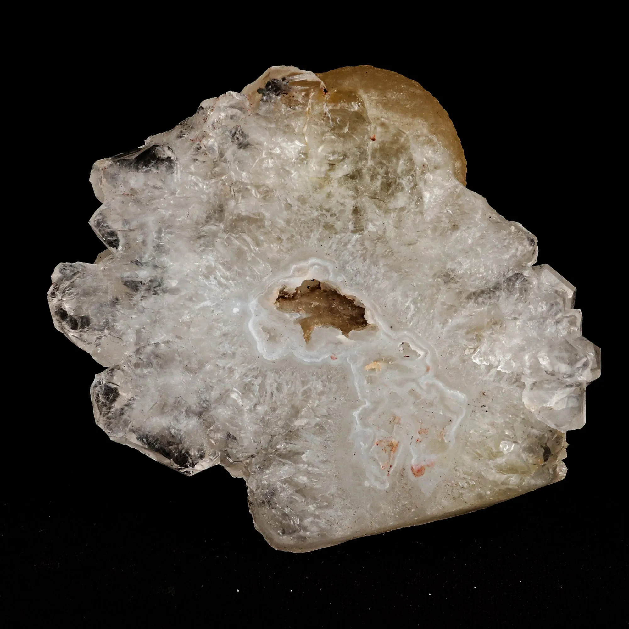 Fluorite ball on MM Quartz Natural Mineral Specimen - image 4