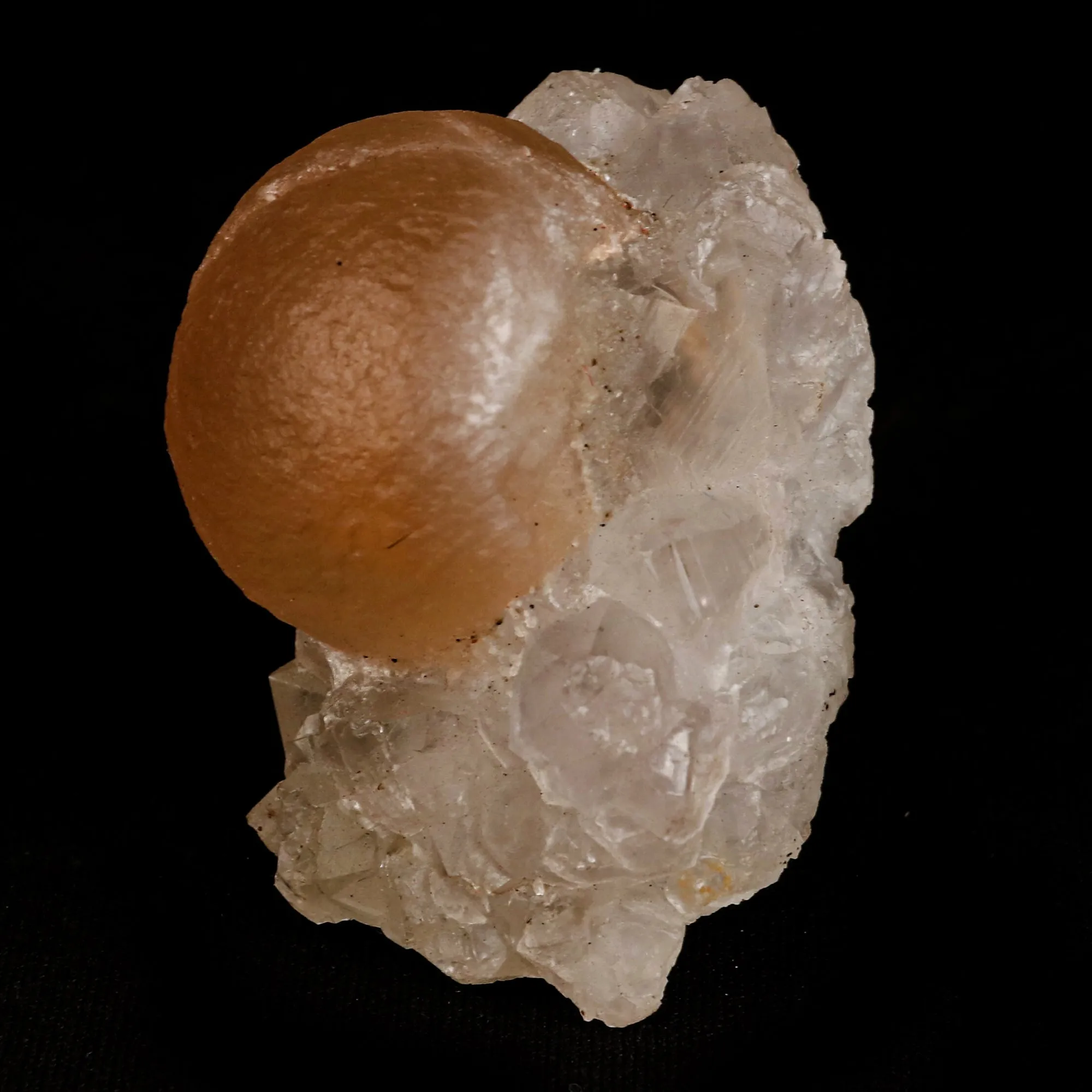 Fluorite ball on MM Quartz Natural Mineral Specimen - image 2