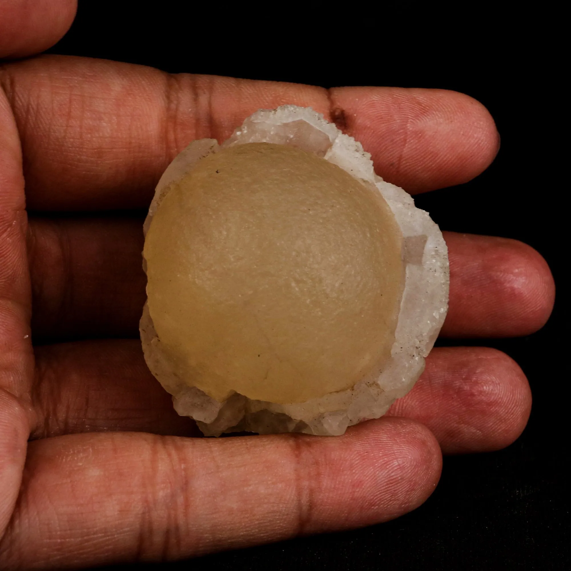 Fluorite ball on MM Quartz Natural Mineral Specimen - image 5