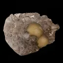 Fluorite ball on MM Quartz Natural Mineral Specimen - image 2