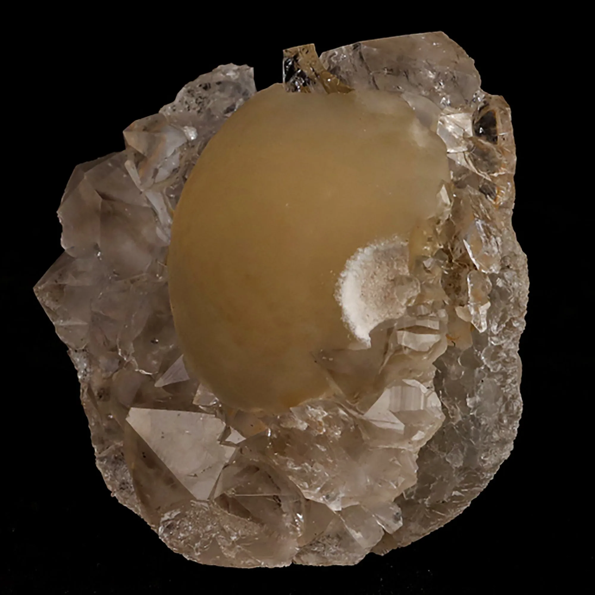 Fluorite ball on MM Quartz Natural Mineral Specimen - image 3