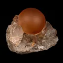 Fluorite ball on MM Quartz Natural Mineral Specimen - image 3