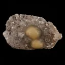 Fluorite ball on MM Quartz Natural Mineral Specimen - image 1