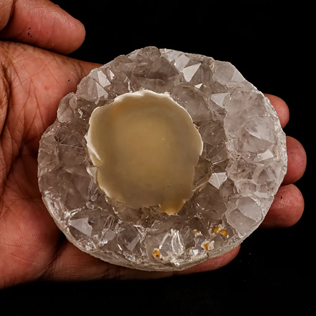 Fluorite ball on MM Quartz Natural Mineral Specimen - image 5