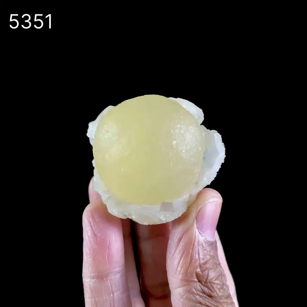 Fluorite ball on MM Quartz Natural Mineral Specimen - image 6
