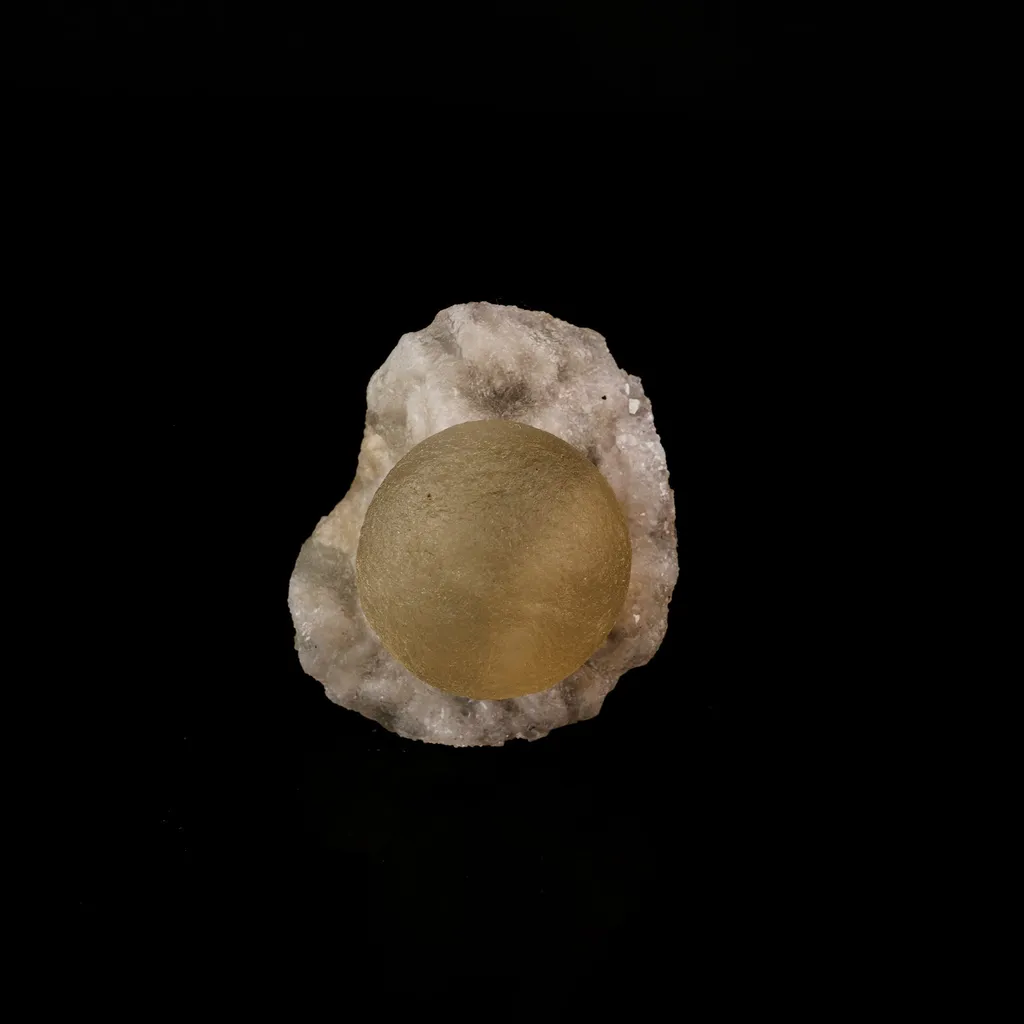 Fluorite ball on MM Quartz Natural Mineral Specimen image