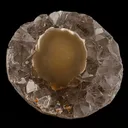 Fluorite ball on MM Quartz Natural Mineral Specimen - image 1