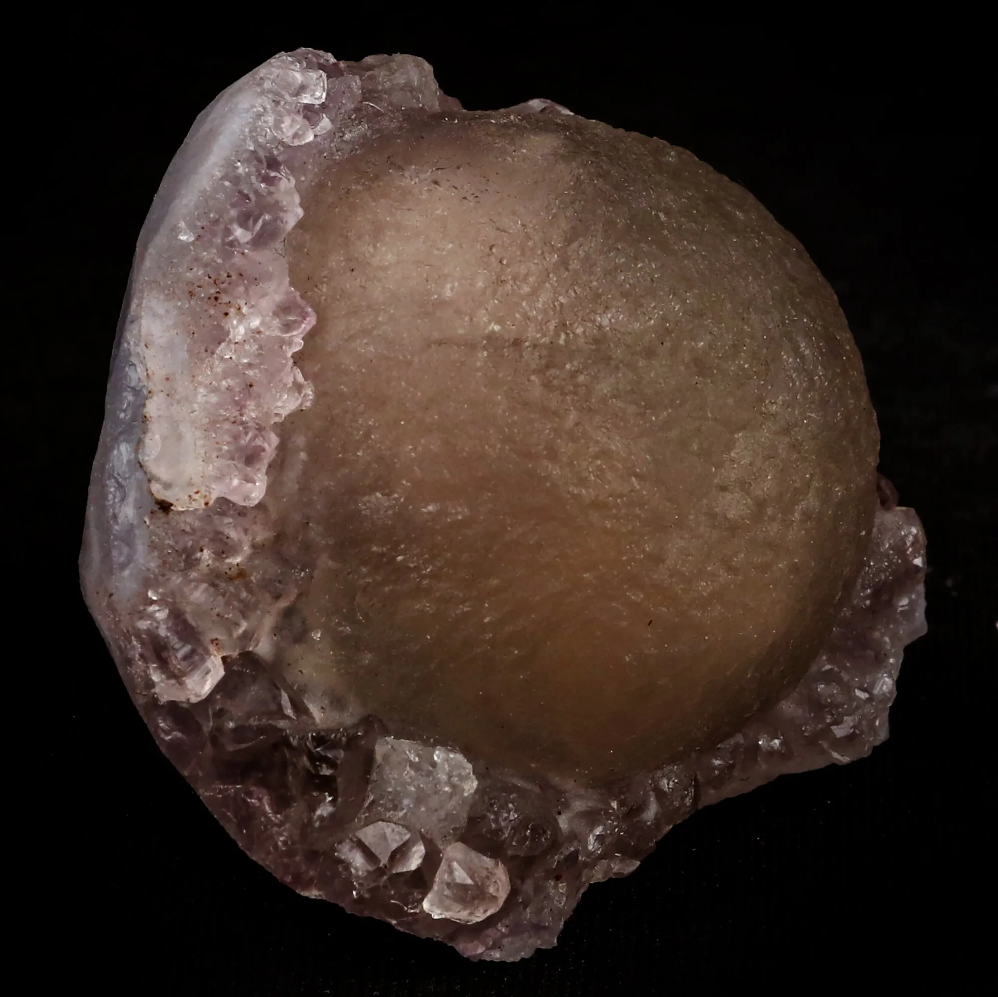 Fluorite ball on MM Quartz Natural Mineral Specimen - image 3