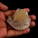 Fluorite ball on MM Quartz Natural Mineral Specimen - image 5