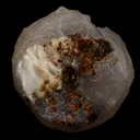 Fluorite ball on MM Quartz Natural Mineral Specimen - image 4