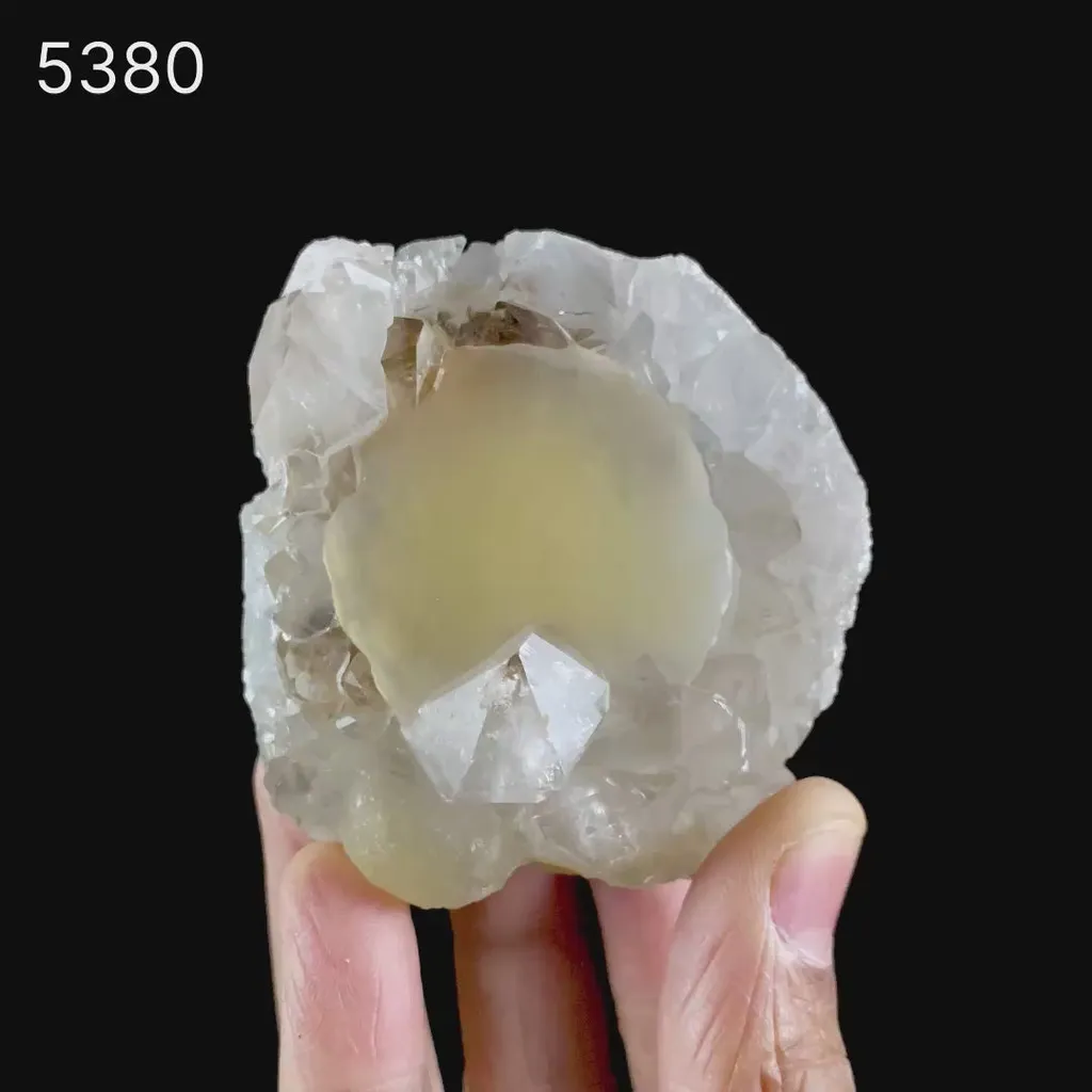 Fluorite ball on MM Quartz Natural Mineral Specimen - image 6