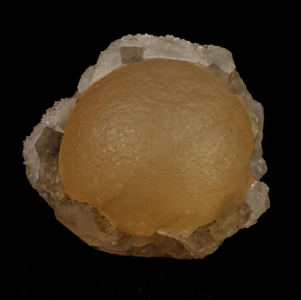 Fluorite ball on MM Quartz Natural Mineral Specimen image