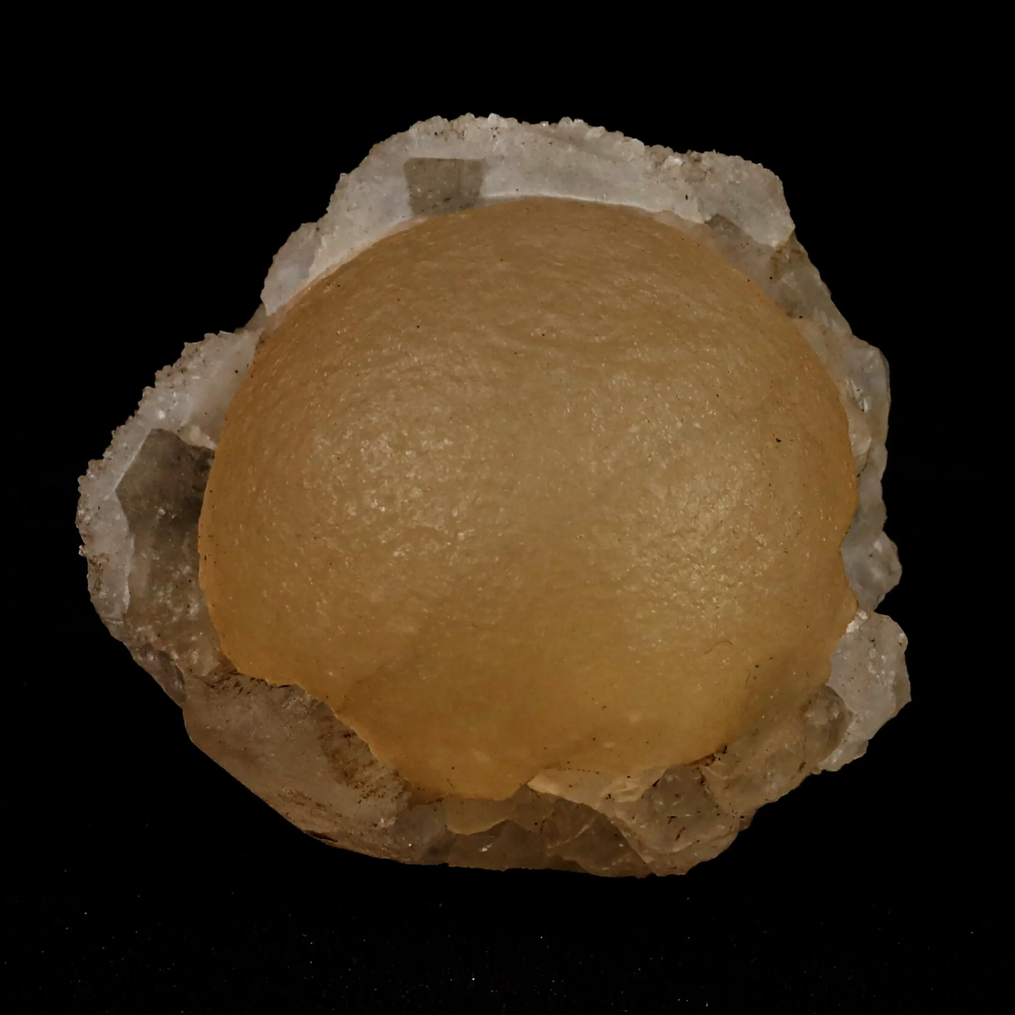 Fluorite ball on MM Quartz Natural Mineral Specimen - image 1