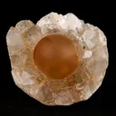Fluorite ball on MM Quartz Natural Mineral Specimen - image 1