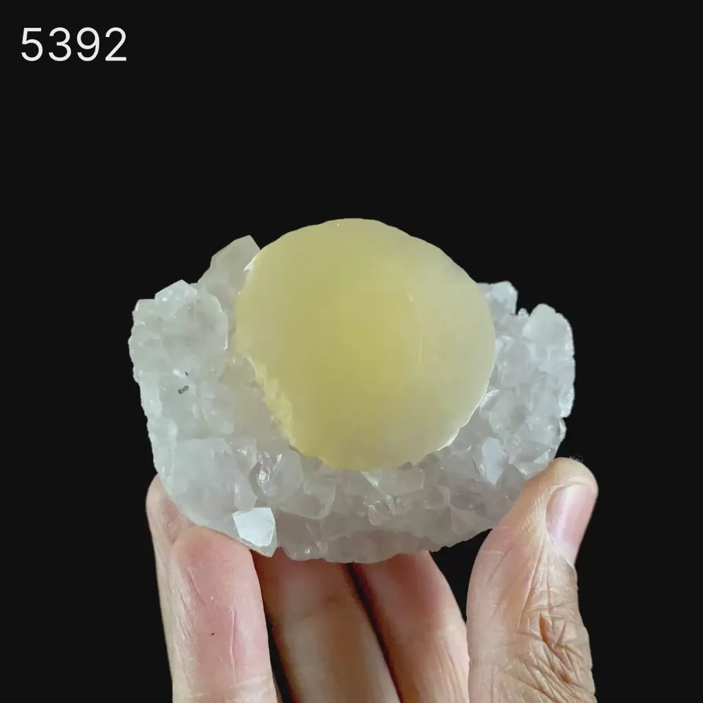 Fluorite ball on MM Quartz Natural Mineral Specimen - image 6