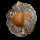 Fluorite ball on MM Quartz Natural Mineral Specimen - image 3