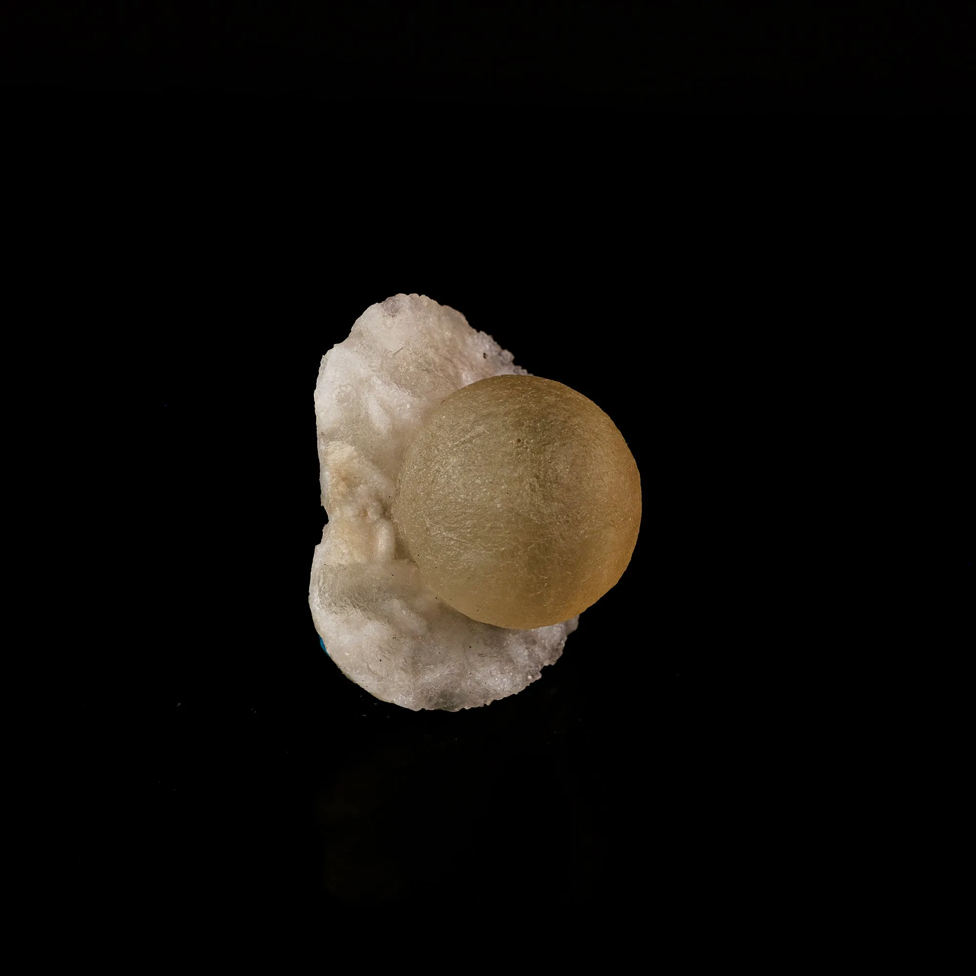 Fluorite ball on MM Quartz Natural Mineral Specimen - image 3