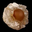 Fluorite ball on MM Quartz Natural Mineral Specimen - image 2