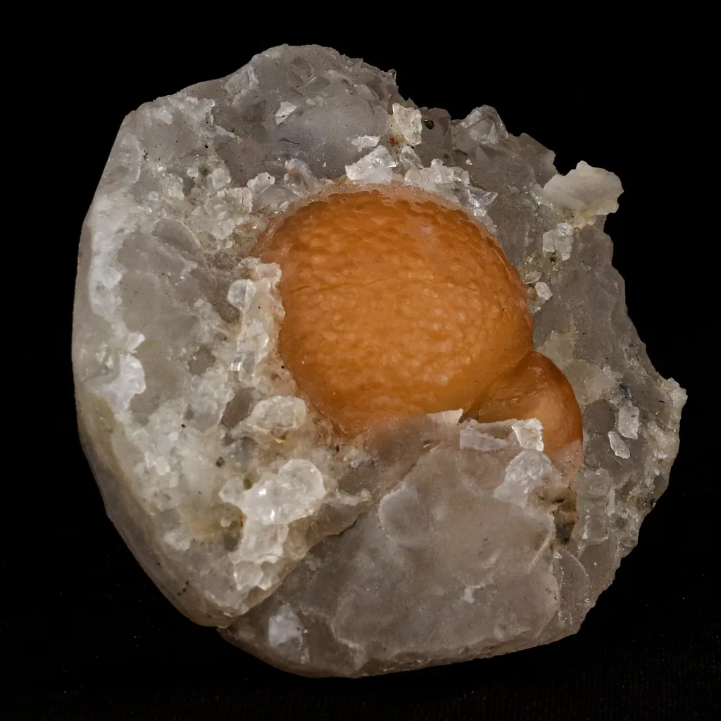 Fluorite ball on MM Quartz Natural Mineral Specimen - image 3