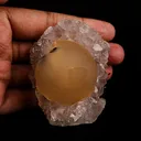 Fluorite ball on MM Quartz Natural Mineral Specimen - image 5