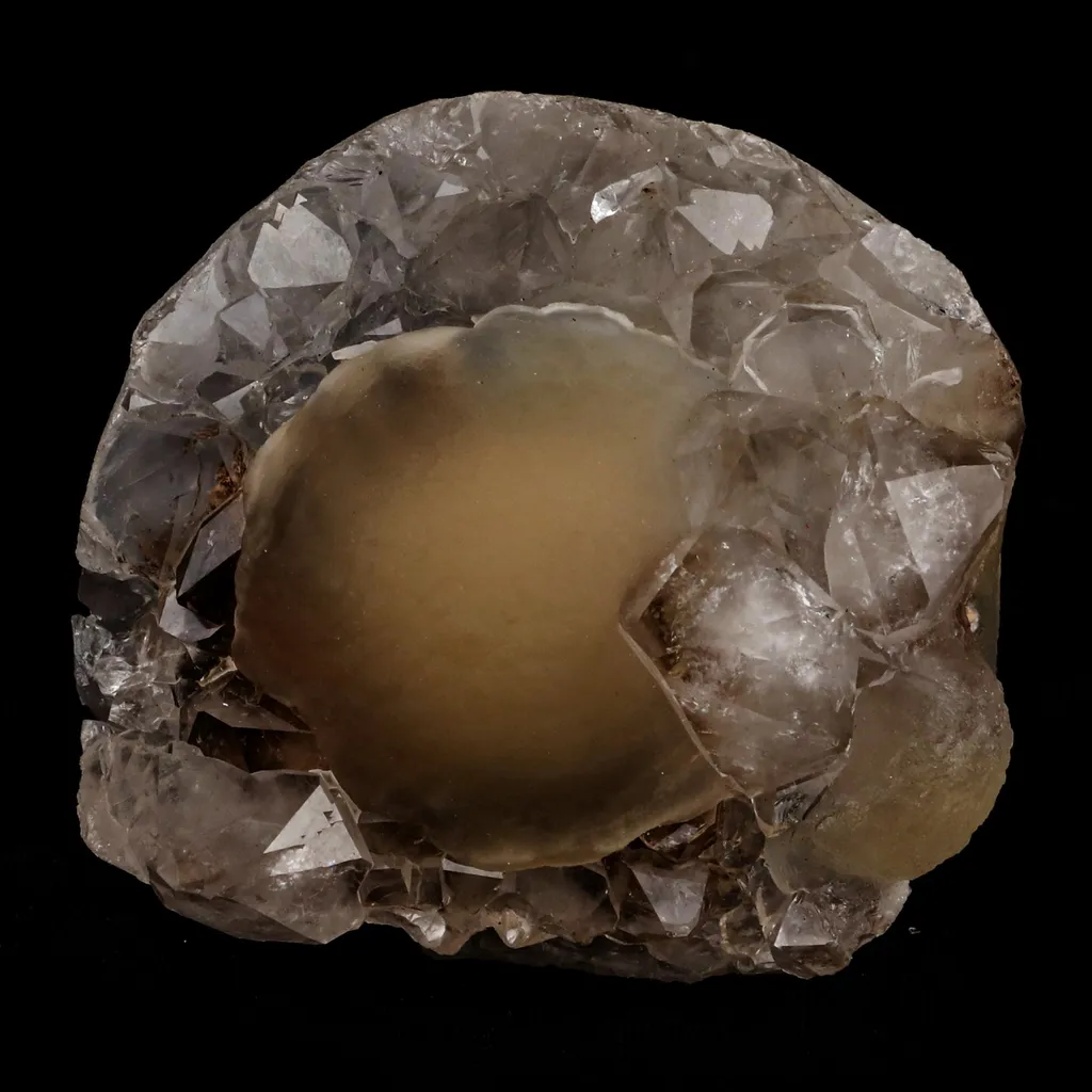 Fluorite ball on MM Quartz Natural Mineral Specimen image