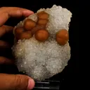 Fluorite balls on MM Quartz Natural Mineral Specimen - image 4