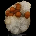 Fluorite balls on MM Quartz Natural Mineral Specimen - image 1