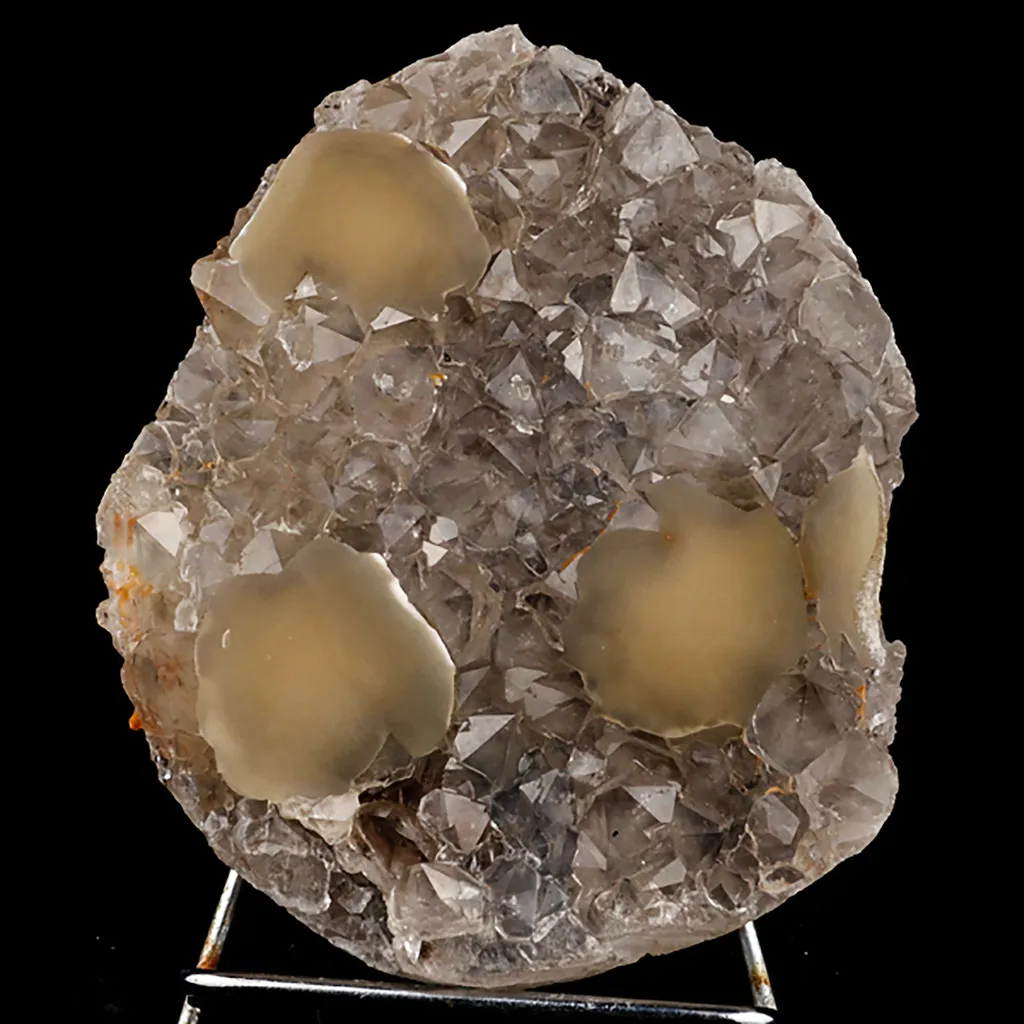 Fluorite balls on MM Quartz Natural Mineral Specimen image