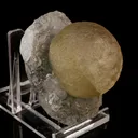 Fluorite balls on MM Quartz Natural Mineral Specimen - image 2