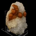 Fluorite balls on MM Quartz Natural Mineral Specimen - image 3