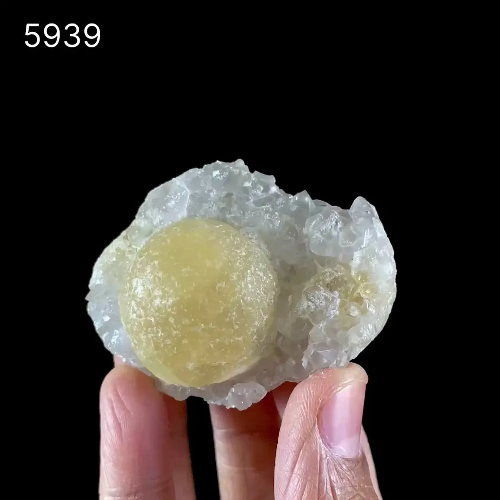 Fluorite balls on MM Quartz Natural Mineral Specimen - image 5