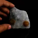 Fluorite balls on MM Quartz Natural Mineral Specimen - image 5